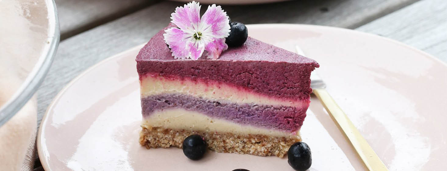 Gluten and Dairy Free Blueberry Beetroot Cheese cake recipe