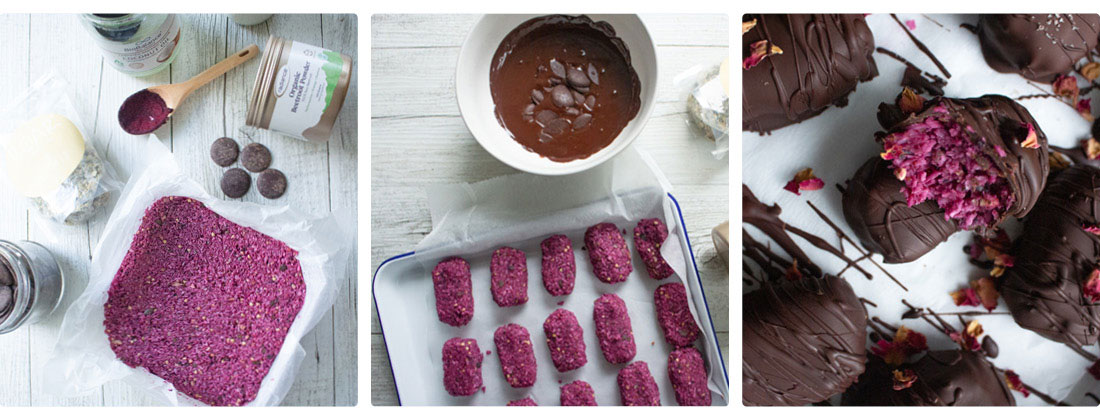 Seeded berry-beetroot bounty bars recipe method