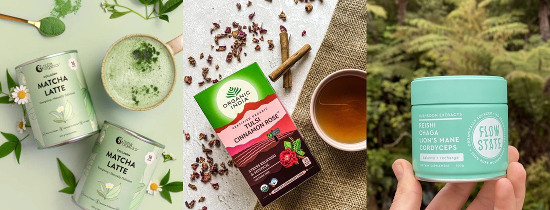 shop at HealthPost for teas, tonics, lattes & brews for your wellness