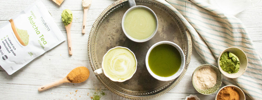 Stress-busting matcha latte recipe