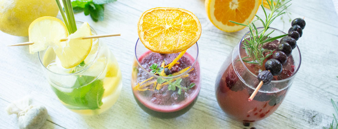 Summer wellness mocktails