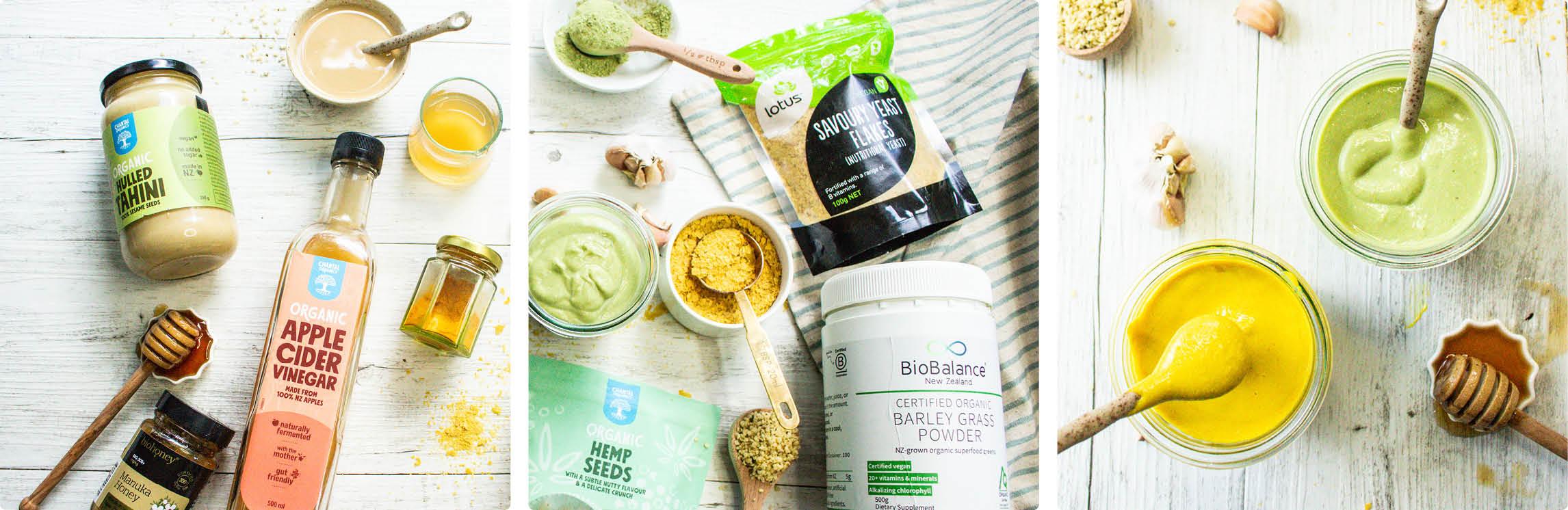 Superfood, spring salad dressings method