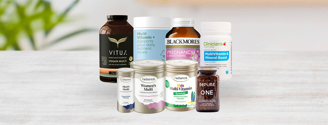 selection of top selling multivitamin products in 2023