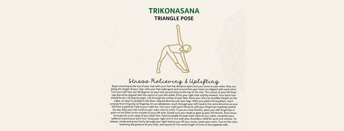 Trikonasana Triangle yoga pose