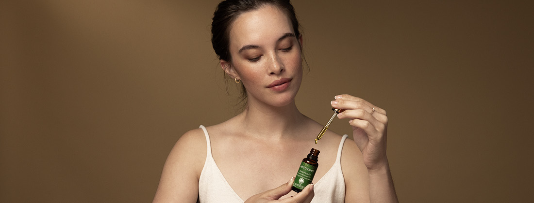 woman using antipodes cacay oil