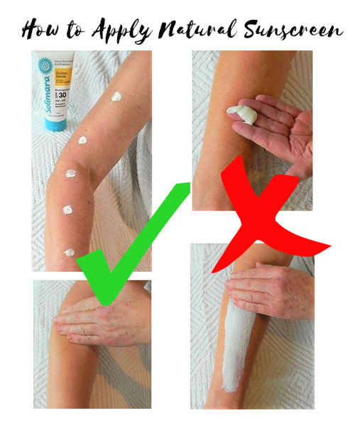 How to Apply Natural Sunscreen
