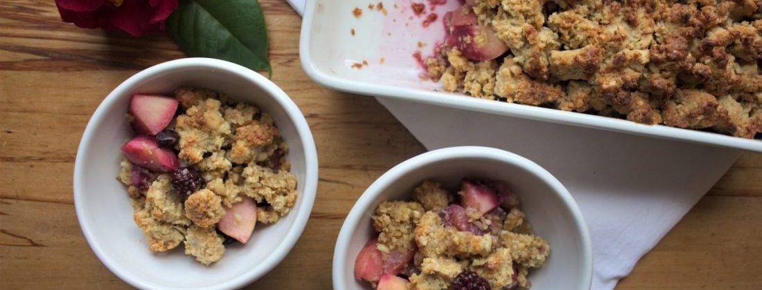 Apple berry crumble recipe