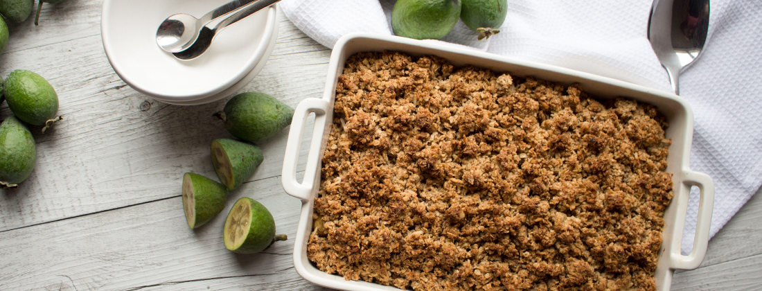 Feijoa crumble recipe